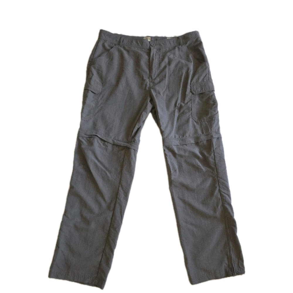 Red Head Men Convertible Cargo Gray Pants Size 40×34